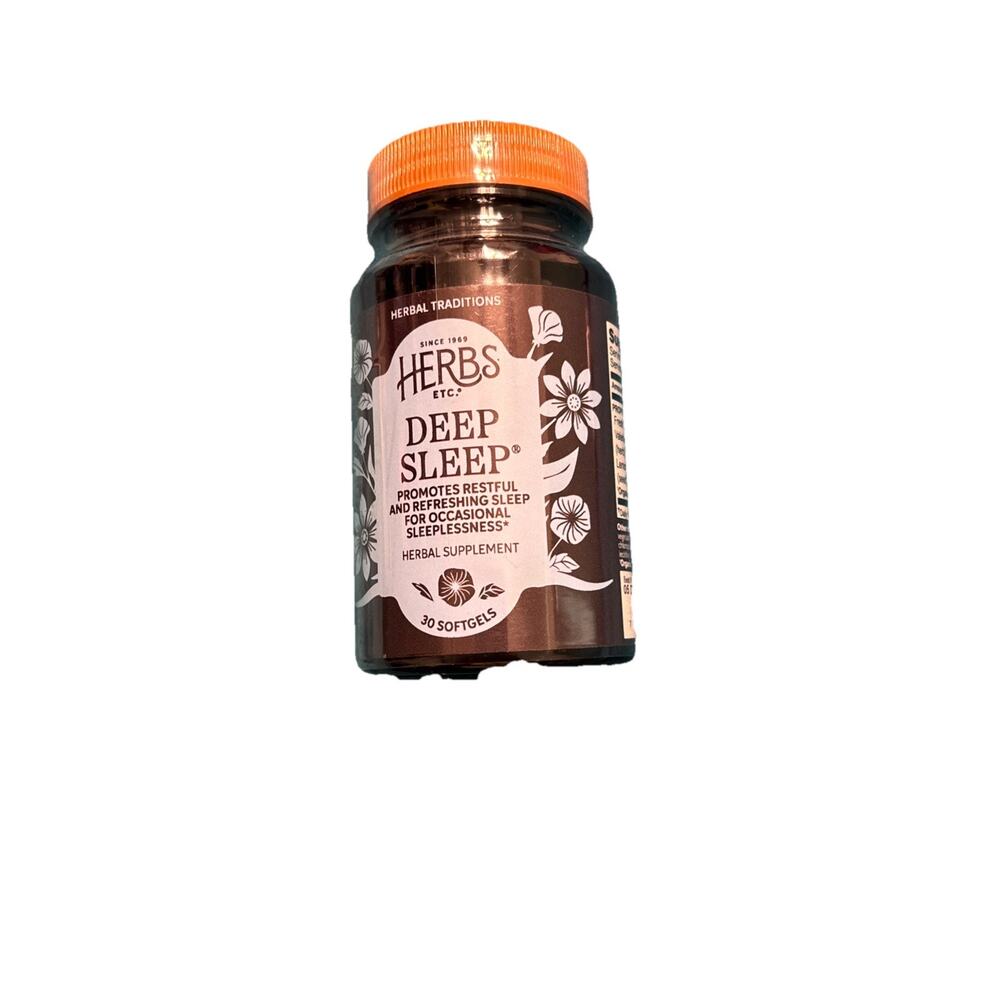 Herbs Etc. Deep Sleep Soft Gels - 30 Count (Pack of 1)